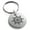 Silver, variant on Stainless Steel Nautical Ship Helm Wheel Compass Engraved Small Medallion Circle Charm Keychain Keyring