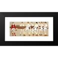 thumbnail image 2 of Edward Penfield 14x8 Black Modern Framed Museum Art Print Titled - Cornell Crew Team Holding a Boat; on Left is Team Coxswain (1907), 2 of 5
