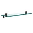 thumbnail image 2 of Prestige Regal Collection Glass Vanity Shelf with Beveled Edges - Polished Chrome / 16 Inch, 2 of 2