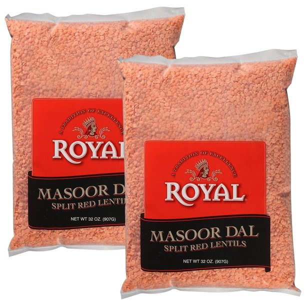 2 Pack Royal Masoor Dal Split Red Lentils 32 Oz Walmart Com Walmart Com