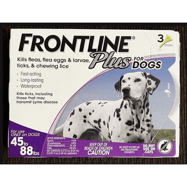 Front𝗅ine Plus F𝗅ea and T𝗂ck for Large Dogs & Dogs Treatment 4588 lb