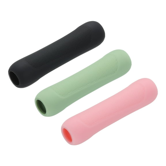 3pcs Pen Grip Silicone Case Silicone Ergonomic Design Sleeve Holder for Stylus Pens, Pink Black Green