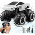 thumbnail image 3 of Ficcug Remote Control Cars,2 in 1 Land Water Monster Truck Toy,1:16 4WD off Road RC Cars for All Terrain,Gifts for Kids Boys Girls,Black, 3 of 11