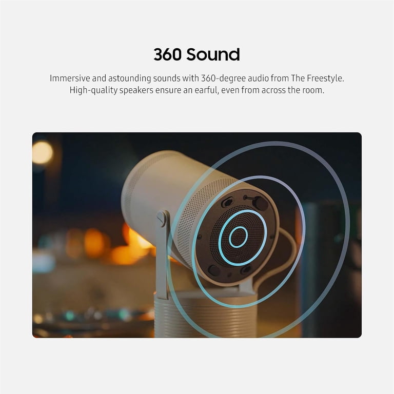 Samsung The Freestyle 2nd Gen Projector with Gaming Hub & Bundle
