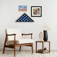 thumbnail image 7 of Americanflat 3x5 Picture Frame Small Folded Flag Display Case Fits Ceremonial Flags Not Burial Box - Black, 7 of 7