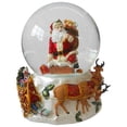 thumbnail image 4 of Northlight 6.75" Santa Going Down the Chimney Musical Christmas Snow Globe, 4 of 4
