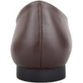 thumbnail image 3 of Womens Genuine Leather Slip On Formal Smart Work School Suit Ballerina Style Dolly Shoes - Dark Brown - US 6, 3 of 7