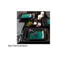 thumbnail image 3 of Ocean Paradise 16-Piece Square Reactive Dinnerware Set, Jade, 3 of 3