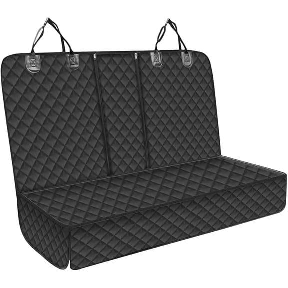 Car Back Seat Cover for Dog, Waterproof Nonslip Car Seat Protector for Pet Kids, Pet Bench Backseat Cover for Cars SUVs Trucks, 53"