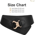 thumbnail image 7 of Wide Elastic Stretch Waist Belt Women's Adjustable Fashion Snake Pattern Dress Belt, 7 of 7