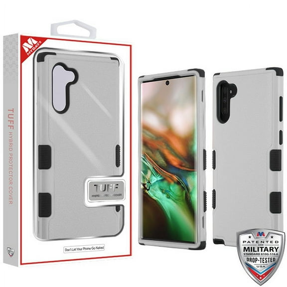 Mybat Tuff Natural Hybrid Case for Samsung Galaxy Note 10 (6.3") - Gray/Black