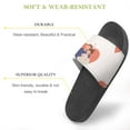 thumbnail image 3 of GZHJMY Stylish Slides for Women Men, Seamless Pattern with Enamored Couple Soft Flexible Slip-on Sandals Slippers, 3 of 7
