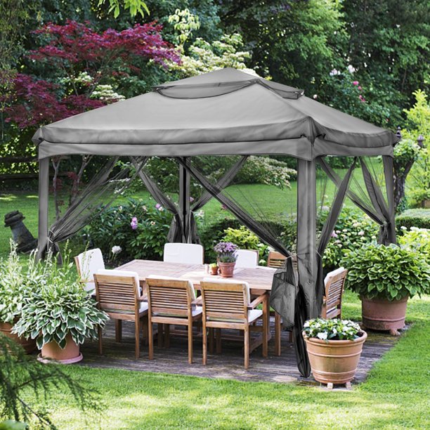 TABU 11'x11' Pop Up Gazebo for Patios Outdoor Gazebo Canopy with