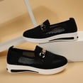 thumbnail image 4 of Joernso Women's Mesh Tennis Shoes Breathable Slip-on Walking Shoes Light-weight Low Top Sneakers Casual Shoes for Daily Wear Running Errands, 4 of 8