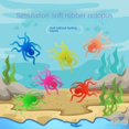 thumbnail image 3 of Kid Rubber Swimming Toy Rings Translucent Soft Simulation Octopus Colorful Floating Into Water Water Sport Toy Pool Accessories 03 Toy, 3 of 6