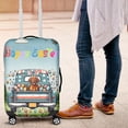 thumbnail image 4 of Happy Easter Vizsla American Flag Truck Bunny Ears Travel Luggage Cover Vizslas Dog Lover Gifts Idea Suitcase Dust Protective Decor - 03001, 4 of 5