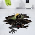 thumbnail image 5 of Halloween Atmosphere Sticker Decorative Wall Sticker (broken Wall Castle Crow Monster House 30*90cm 2 Pieces), 5 of 5
