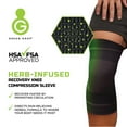 thumbnail image 6 of Green Drop Knee Compression Sleeve - Natural Pain Relief, HSA/FSA approved, S/M, 1 Ct, 6 of 8