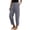 Gray, variant on SwiftWear Women's High-Waist Cotton Linen Pants Loose Fit Breathable Trousers with Pockets Casual Comfort & Everyday Versatile Style