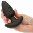 thumbnail image 4 of CalExotics Jouet de Sexe Anal en Silicone à Fond de Roche Vibrant et Rotatif, Noir, 4 of 5