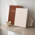 thumbnail image 2 of Aokeyee Decorative Books Storage Boxes Set of 2 Linen Fabric Textured Faux Books for Coffee Table & Office Bookshelf Decor, 2 of 9