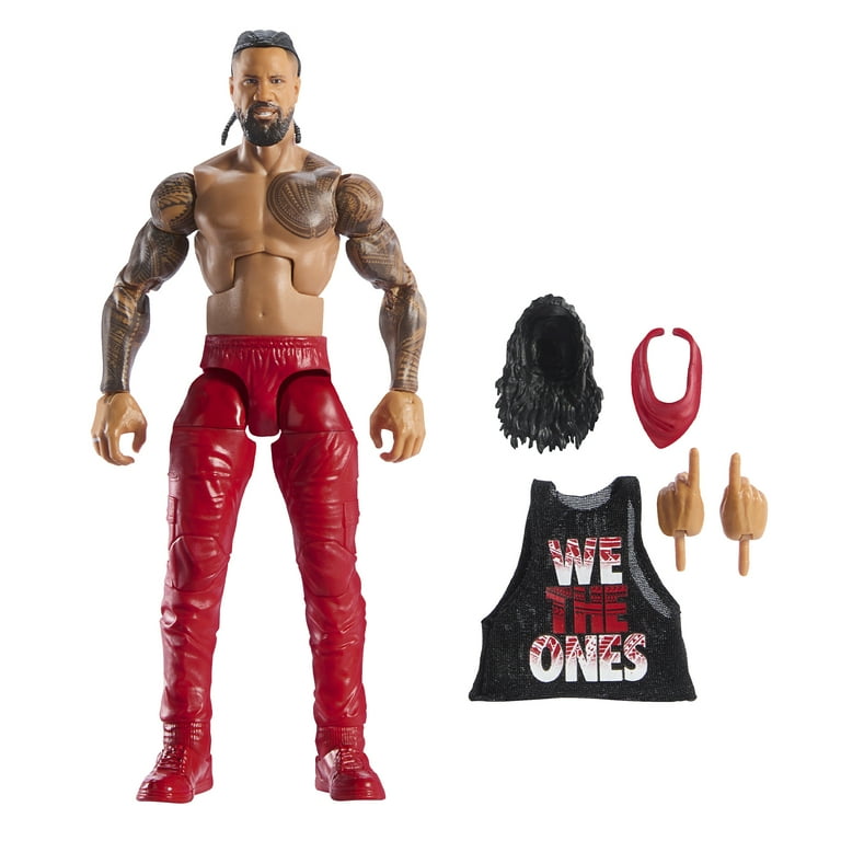 WWE, Jimmy Uso Chase Variant Red Action Figure, Elite 114, 6