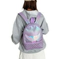 thumbnail image 3 of Fortune Girl Bling Mermaid Backpack Teenage Shiny Multipurpose Print School Bag, 3 of 7