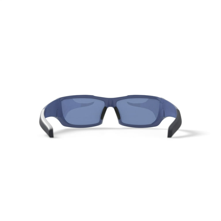 DVX Axon Sport Prescription Sunglasses, Silver Flash Lenses
