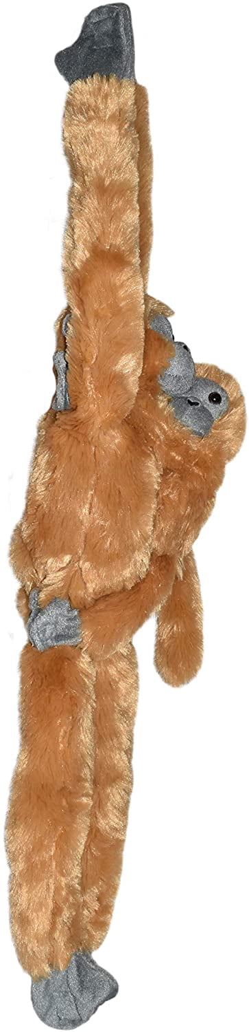 Wild Republic Common Langur w/baby Plush, Monkey Stuffed Animal, Plush Toy, Gifts for Kids, Hanging 20 Inches