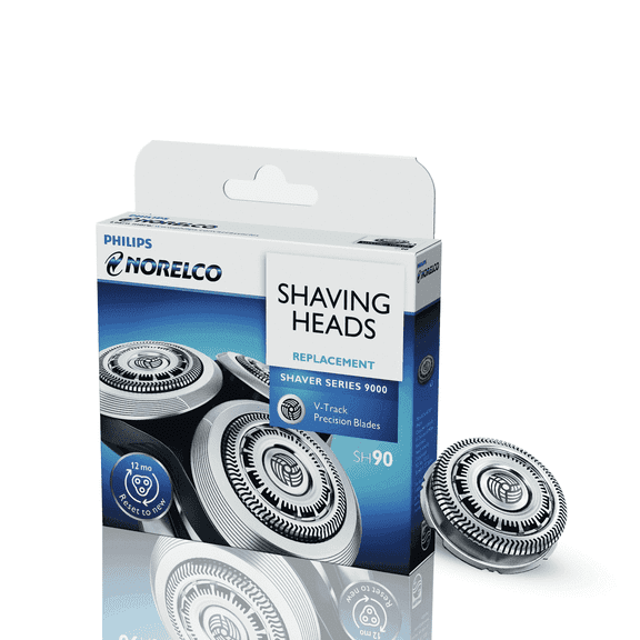 SH90 Razor Head, Beard Hair Shaving Tool, Compatible with Philips Series,the Best Travel and Business Toiletries, 3 PACK