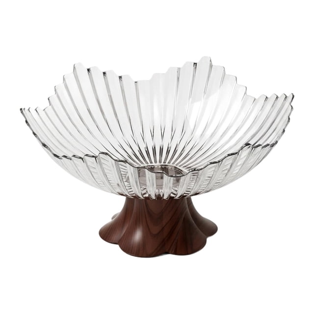 Bandeja para frutas y aperitivos con pedestal, práctica, elegante y multiusos, decoración para el hogar, centro de mesa, cocina, cumpleaños, hogar. Blanco claro