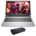 thumbnail image 1 of Dell G15 Gaming Laptop (AMD Ryzen 5 5600H 6-Core, 15.6" 120Hz Full HD (1920x1080), NVIDIA RTX 3050, 32GB RAM, 512GB PCIe SSD, Backlit KB, Wifi, USB 3.2, HDMI, Webcam, Win 11 Home) with D6000 Dock, 1 of 7