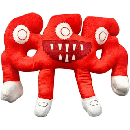 Steal a Brainrot Plush Toys, 9.8 inch Adorable Brainrot 67, Collectible Brain Rot Plush Gift for Fans (Redwhite)