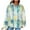 Mint Green, variant on SwiftWear Women's Rainbow Print Color Hoodies - Loose Fit Pullover Sweatshirt with Drawstring Hood, Soft Casual Wear Tops with Front Pockets Multicolor