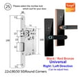 thumbnail image 2 of Door Lock, Tuya Electronic Lock Smart Door Lock Fingerprint Lock Password IC Card Key USB Charge For Smart Home ,Easy to Install, 2 of 6