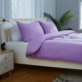 thumbnail image 4 of Yesfashion Duvet Cover Set, 3 Pieces Soft Washed Microfiber Pom Pom Fringe Duvet Cover Set for All Season with Zipper Closure, 4 of 7