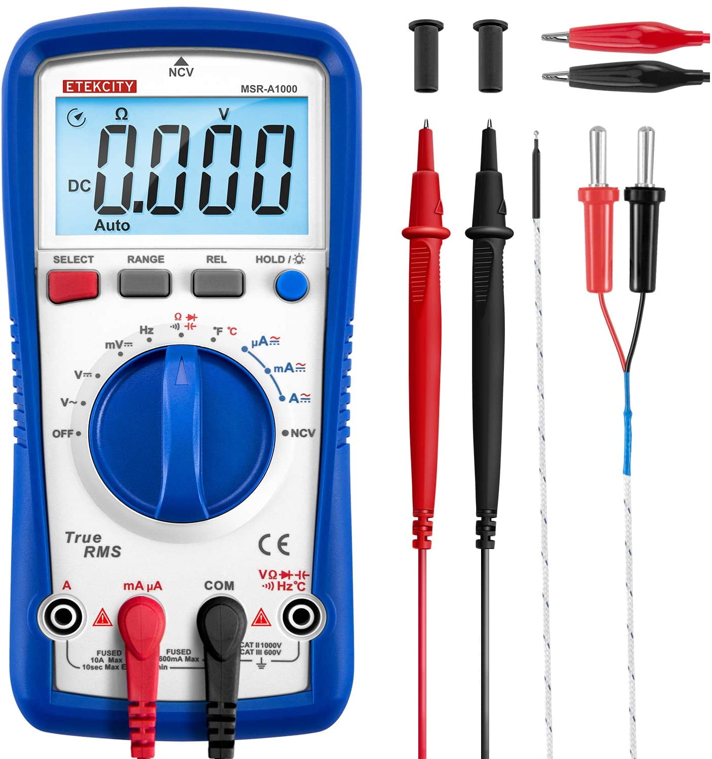 Etekcity Professional Digital Multimeter A1000, TRMS 6000 Counts Manual