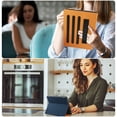 thumbnail image 2 of iPad 10th Generation Case iPad 10.9 Inch Case 2022 with Built-in Pencil Holder, Folio Stand Leather Cover with Multiple Angles & Auto Sleep/Wake for iPad 10.9 Inch, NavyBlue/Brown, 2 of 7