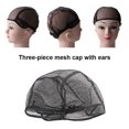 thumbnail image 4 of Qarigey Gorros para peluca con elástico para un ajuste cómodo y seguro Dream Lover Caps para peluca Redes para el cabello de peluca negra Cuidado del cabello, 4 of 6