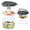 Gray, variant on JSLOVE Leakproof Bento Salad Container - BPA-Free,58oz Large Size for Meal Prep, Work, and School-Pink