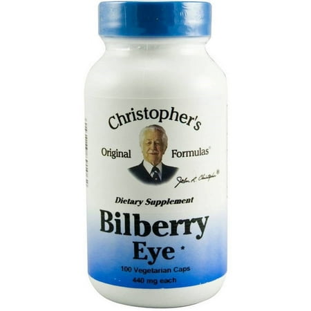Christopher's Original Formulas Bilberry Eye Formula Capsules, 100 CT
