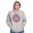 thumbnail image 4 of Dance Hair Dont Care Joke Ballet Barre Zip Hoodie Sweatshirt Women Brisco Brands X, 4 of 6