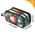thumbnail image 4 of FORMRS Pencil Case with 3 Compartments Zipper Pouch, Elementary School Level and up, Blue Apple Pattern, 4 of 8
