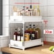 thumbnail image 2 of Estante para de Cocina, Estante para Cajones, Armarios de Cocina, Organizador, Tipo ExtraíBle, Cesta de Almacenamiento de Frutas y Verduras, CajóN, Color Blanco, 2 of 5