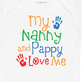 thumbnail image 4 of Inktastic Nanny and Pappy Love Me Boys or Girls Baby Bodysuit, 4 of 5