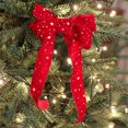 thumbnail image 4 of Christmas Velvet Wired Edge Ribbon,0.98 Inch Wide Xmas Ribbon,Craft Supply for Tree Decor Gift Wrapping Wreath Garland Bow Making,Indoor Outdoor Farmhouse Xmas Holiday Decor, 4 of 5