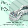 USB C to USB C Cable, 3Pack 6FT, 60W Fast Charging Power Delivery for