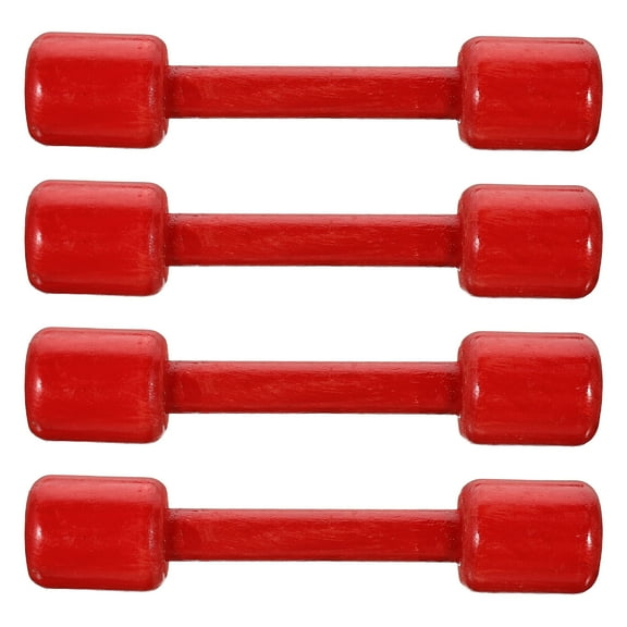 Homoyoyo Fake Weight Dumbbell Red Wood 4pcs