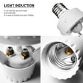 thumbnail image 3 of Smart Infrared Motion Sensor Light Socket, Innovative Outdoor Indoor Garage Lighting With Adjustable Duration Sensitivity, 3 of 5