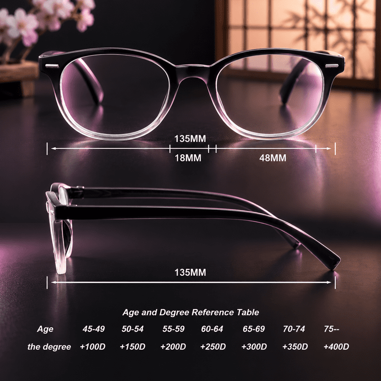 5 0 2 Black/1 Tortoiseshell/1 Blue Demi (4 Pack Small Frame) 0.5 x Reading ...